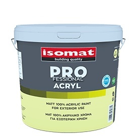 Isomat ACRYL PROFESSIONAL - vopsea lavabila mata pentru profesionisti