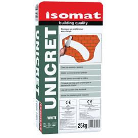 Isomat UNICRET - mortar gata preparat pentru zidarie si tencuire, 25 kg
