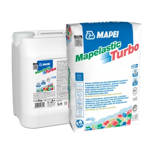 Mapelastic Turbo - Mortar bicomponent pentru hidroizolarea teraselor, balcoanelor, piscinelor sau a placarilor ceramice existente