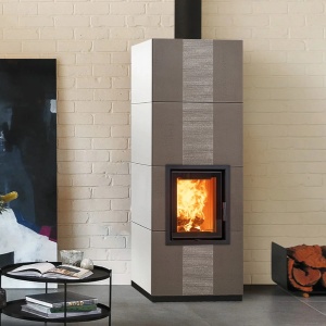 Maxi - Soba pe lemne cu acumulare, din maiolica - 8,3 kW