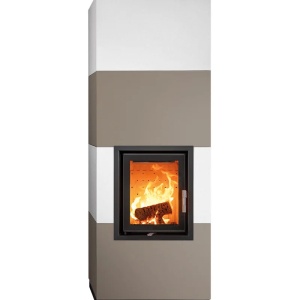 Maxi - Soba pe lemne cu acumulare, din maiolica - 8,3 kW MX 007