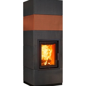 Medium - Soba pe lemne cu acumulare, din maiolica - 8,2 kW MD 029