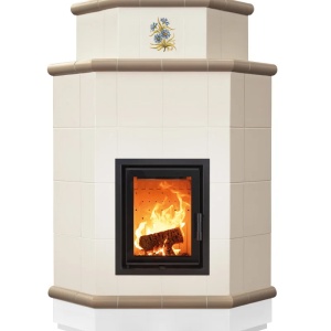 Olimpia 5 Levels - Soba pe lemne cu acumulare, din maiolica - 8,2 kW OL 029