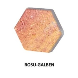 Pavaj Favo Rosu-Galben 20x17,32x6 cm