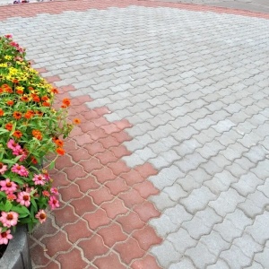 Pavaj Uniloc Rosu 24,3x10,6x6 cm curte