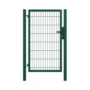 Poarta pietonala DUOS BOX 2D zincata 2 x 0,90 m, panou 5/4/5 mm, verde