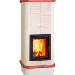 Quadra 5 Levels - Soba pe lemne cu acumulare, din maiolica - 8,2 kW QC 046