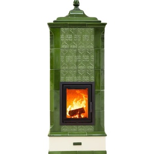 Regina - Soba pe lemne cu acumulare, din maiolica - 8,2 kW RG 009