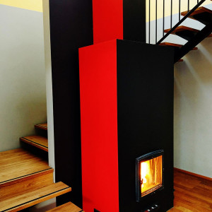 Semineu Modular Baruto negru - rosu