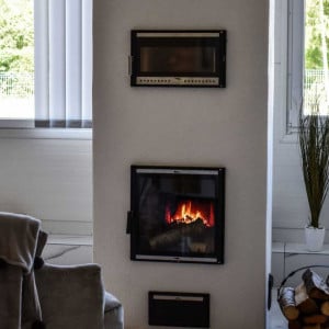 Semineu Modular Mats cu functie de coacere in living