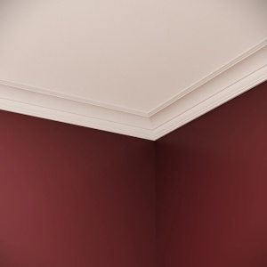 Set colt interior pentru cornisa decorativa C7 Manavi cu 2 piese predebitate la 45 grade