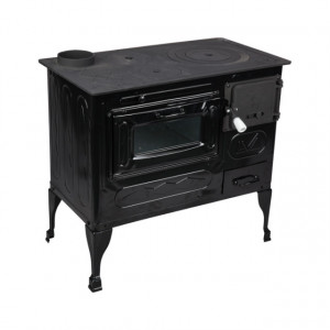Soba pentru gatit si incalzit de tip A, 7.5kW, negru