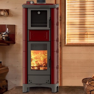 Termosemineu pe lemne Thermorossi ARDHEA-F EVO 5 Maiolica 16,4 kW