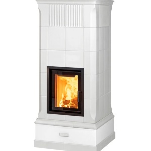 Vega - Soba pe lemne cu acumulare, din maiolica - 8,3 kW VG 004