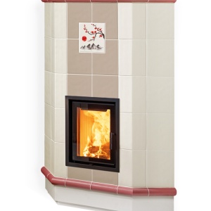 Atena 5 Levels - Soba pe lemne cu acumulare, din maiolica - 8,2 kW AN 003