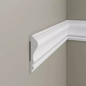 Brau de perete decorativ Manavi B11 din polimer rigid 6.6x1.6x200 cm