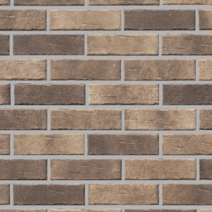 Caramida Aparenta Aarhus, argintiu negru, NF (240x71x14 mm) rost gri