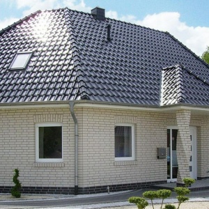 model decorativ Island alb perlat pentru proiecte rezidentiale