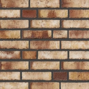 Caramida Aparenta Wiesmoor, bej nisipiu multicolor, NF (240x71x14 mm) rost antracit
