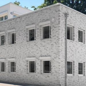 Caramida Klinker Lyon, alb-perlat (240x115x71 mm) cladire