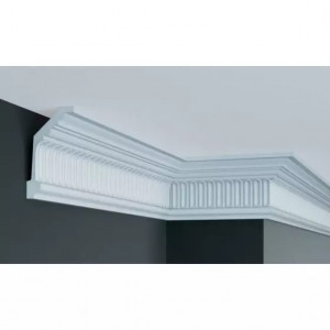 Cornisa decorativa Manavi C745 din poliuretan 12.4x7.2x200 cm