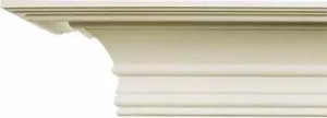 Cornisa decorativa Manavi C793F din poliuretan flexibil 12.3x11.8x200 cm