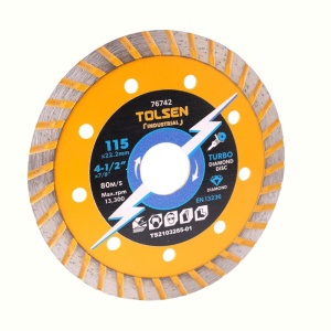 Disc diamantat 125x22.2mm, turbo, 12.250 RPM