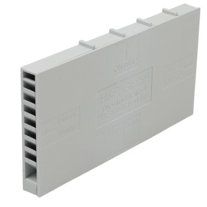 Grila ventilatie zidarie gri deschis 10x100x60 mm