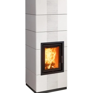 Medium - Soba pe lemne cu acumulare, din maiolica - 8,2 kW MD 001