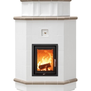 Olimpia 5 Levels - Soba pe lemne cu acumulare, din maiolica - 8,2 kW OL 006