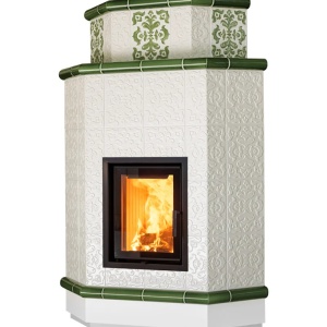 Olimpia 5 Levels - Soba pe lemne cu acumulare, din maiolica - 8,2 kW OL 024