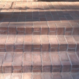 Pardoseala old brick gothic pentru scari