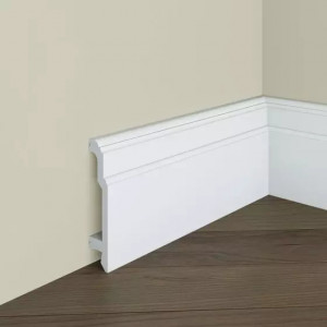 Plinta de podea decorativa Manavi S10 din polimer rigid 10.5x2.3x200 cm