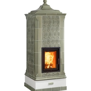 Regina - Soba pe lemne cu acumulare, din maiolica - 8,2 kW RG 005