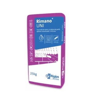 Rimano UNI - Tencuiala Mecanizata de Ipsos 25 kg