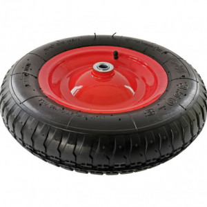 Roata roaba 14" x 3.5 - 8, ax D16 x 80 mm, rulment bile