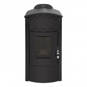 Soba pe peleti Amanda diva 32 L, negru