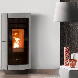 Soba pe peleti Thermorossi Dorica Stone Natural Plus Evo 11,4 kW