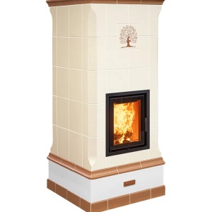 Vega - Soba pe lemne cu acumulare, din maiolica - 8,3 kW VG 043