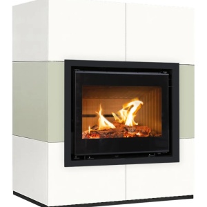 Wide - Soba pe lemne cu acumulare, din maiolica - 8,4 kW WD 005