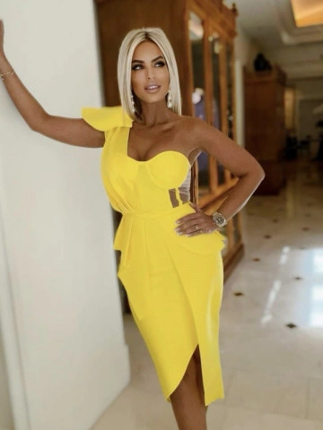 Rochie dama Hanna Galbena