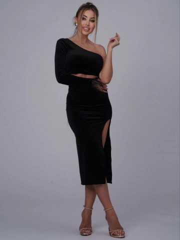 Compleu dama Luna Negru