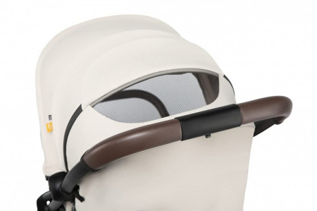 Carucior sport pliabil ultracompact pentru calatorii Espoo+, Vanilla Delight, Beige, Skiddou - Editie Limitata - Img 4