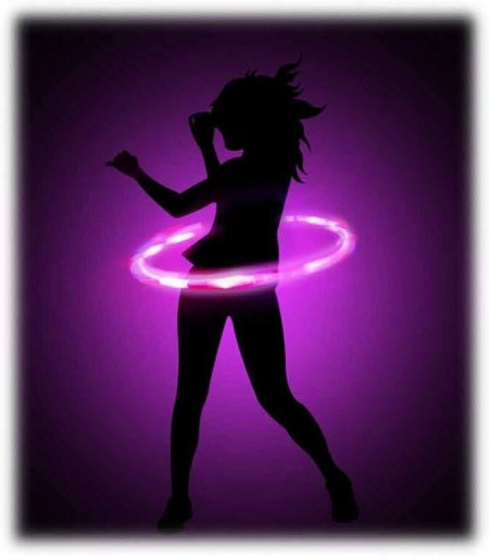 Cerc Hula Hoop cu lumini - Img 3