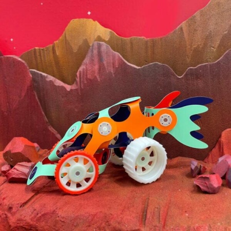 Clixo® joc magnetic de construit - Vehicule spatiale ( 30 piese) - Img 5