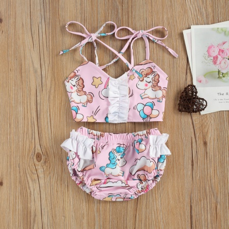 Costum de baie Unicorni din 2 piese Drool - Img 3