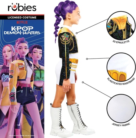 Costum de carnaval K-Pop Demon Hunters - Rumi Golden Classic - Img 6