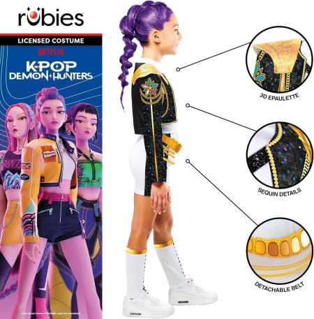 Costum de carnaval K-Pop Demon Hunters - Rumi Golden Deluxe - Img 3