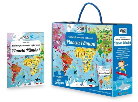 Cunoaste si exploreaza - Puzzle Planeta Pamant in limba Romana (205 piese) - Img 3