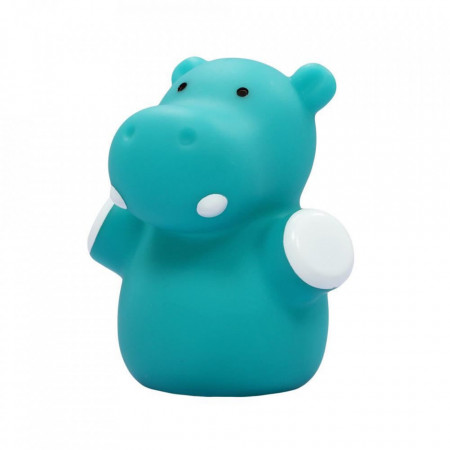 Lampa de veghe cu LED, forma hipopotam, albastru, Lumilu Mini Zoo Hippo, Reer 52353 - Img 5